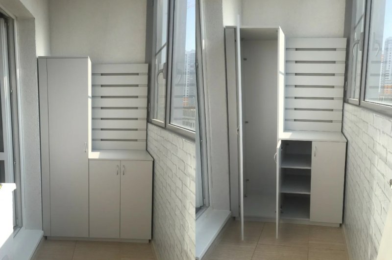 A cabinet for a balcony