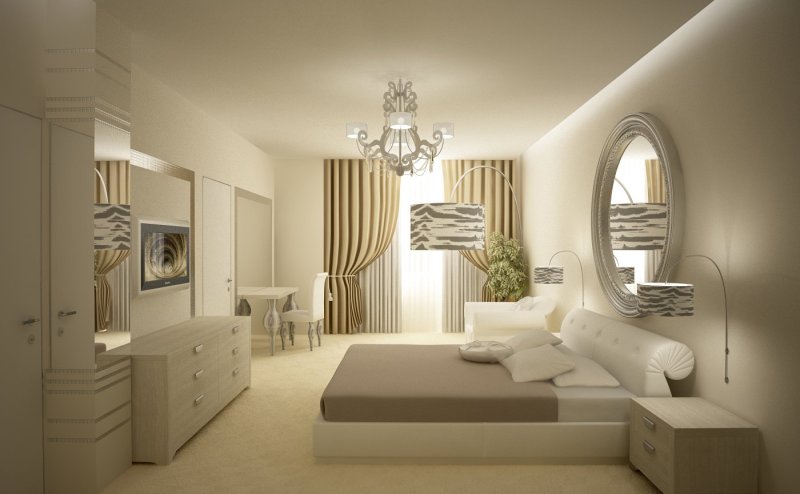 Room in light tones design