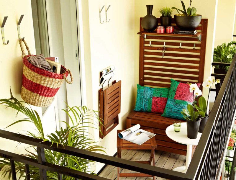 Ideas for arranging a balcony