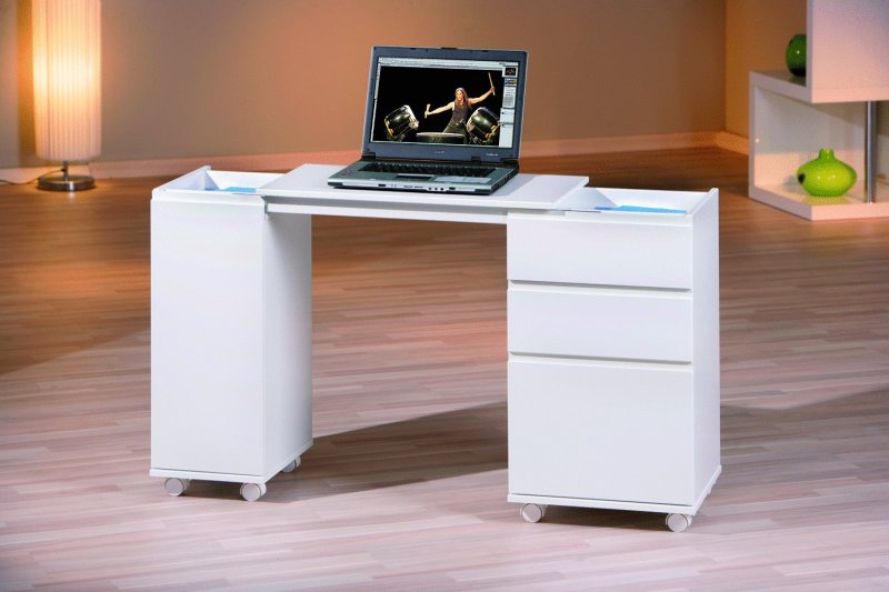 Computer table HomeOffice (white, 1200x550x964 mm)