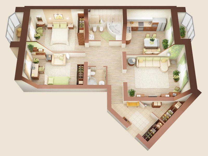 Apartment layout