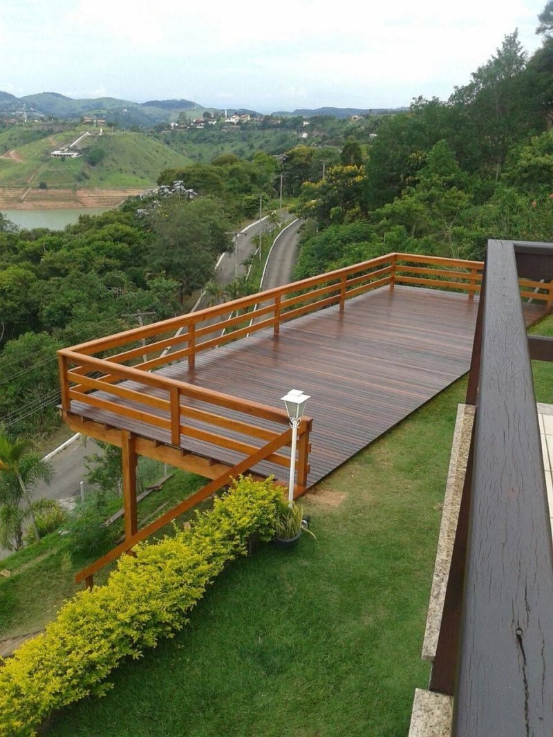 Terraced development on the slope