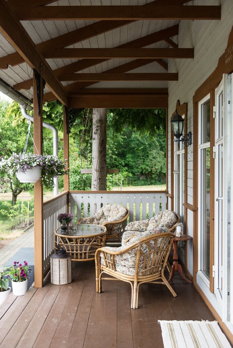 Beautiful verandas and terraces