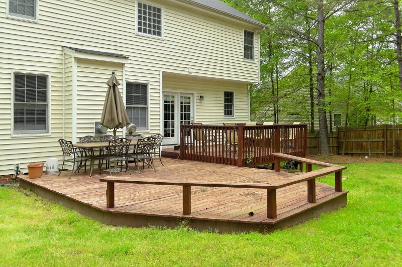 Terrace in front of the house