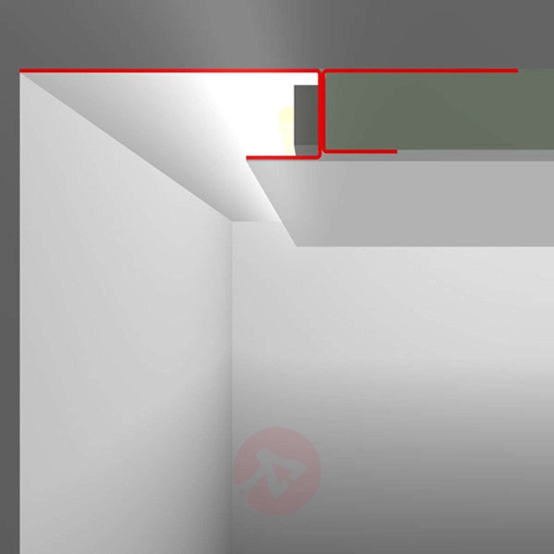 Shadow profile for drywall with backlight