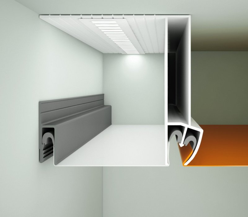 Stretch ceiling profile