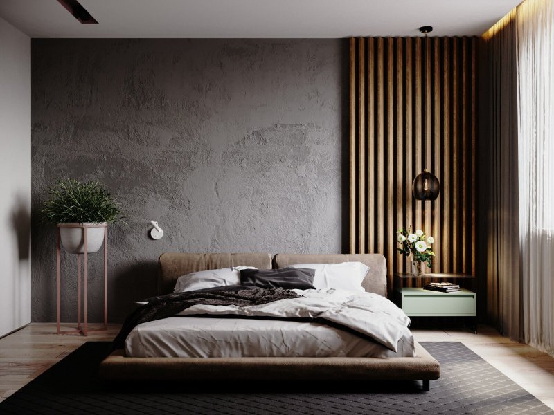 Stylish bedroom interior