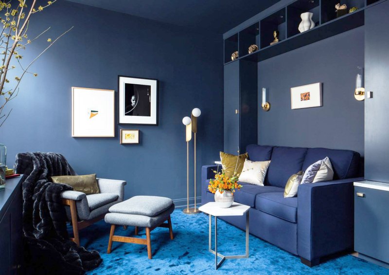 Blue -tones interior