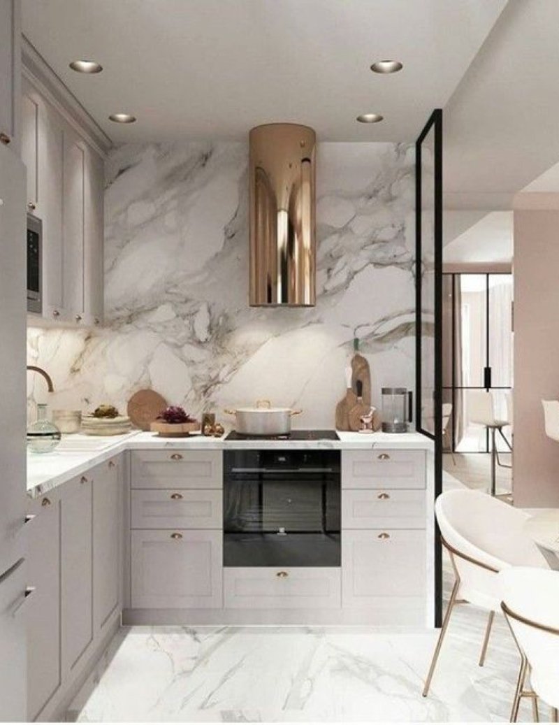 The kitchen for marble