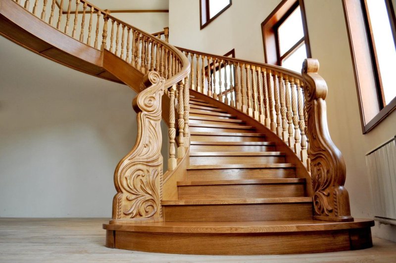 Beautiful wooden stairs