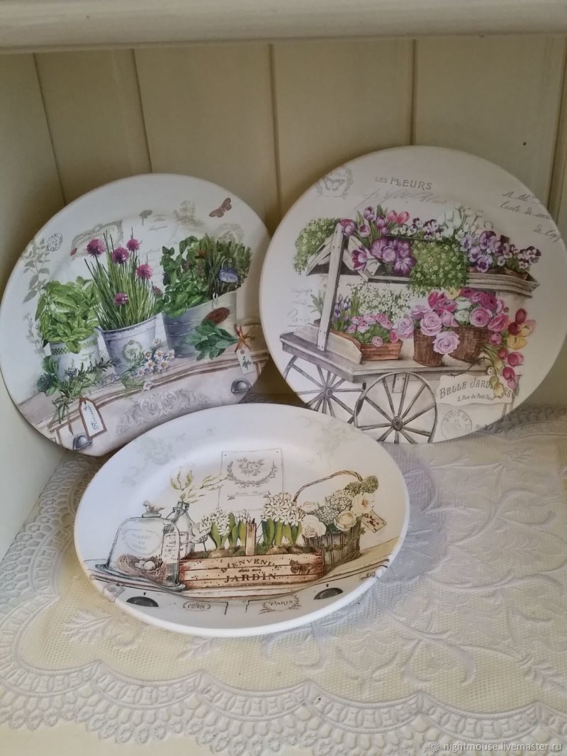 Porcelain plate Provence