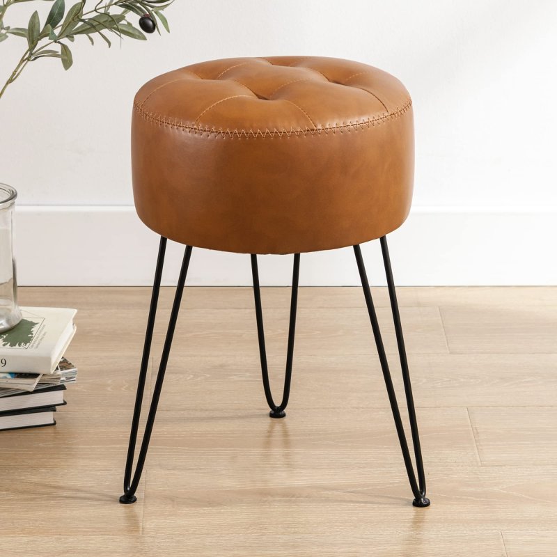 Leather stool