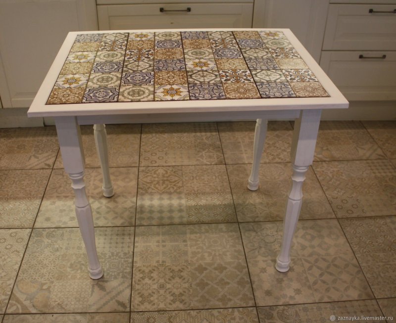 Tile tabletop