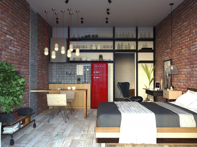 Loft -style room