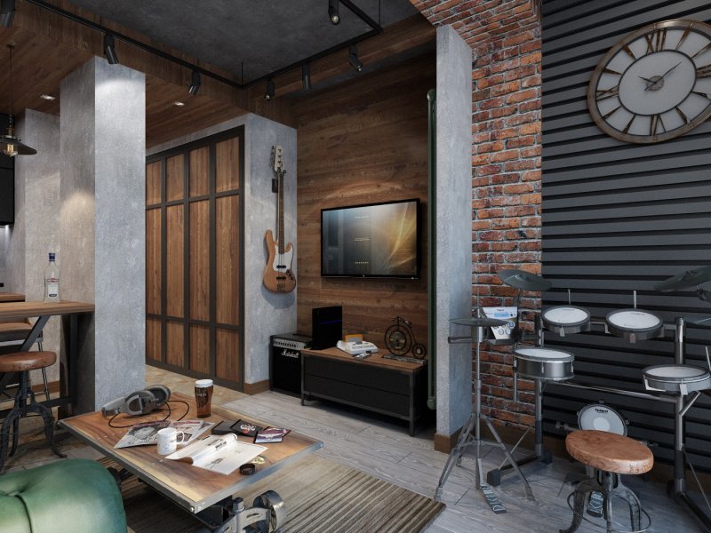 Loft style studio