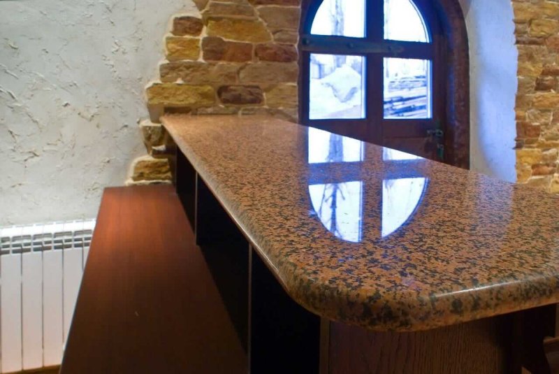 A countertop for the kitchen