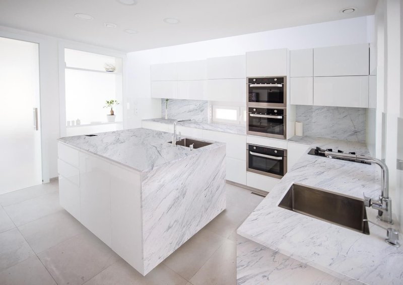 Marble kitchen