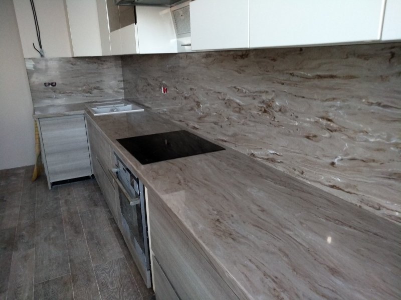 Travertine Gray countertop Skif