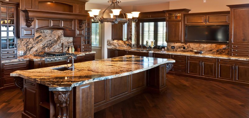 Natural stone countertop