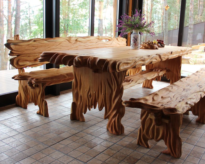 Wood table