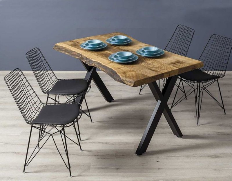 Lunch table in the style of loft