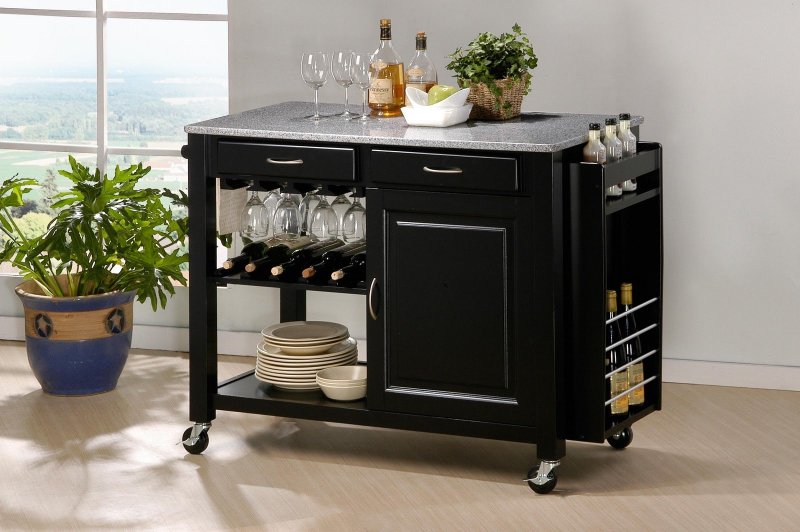 Ikea kitchen island on wheels