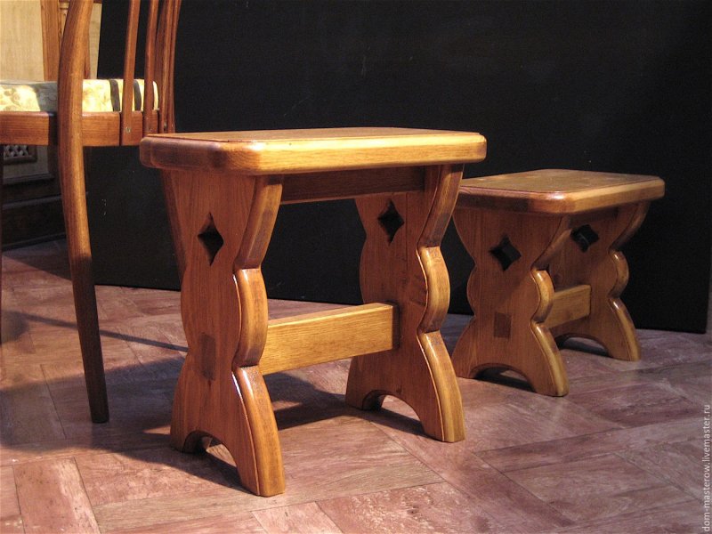 Wooden stool