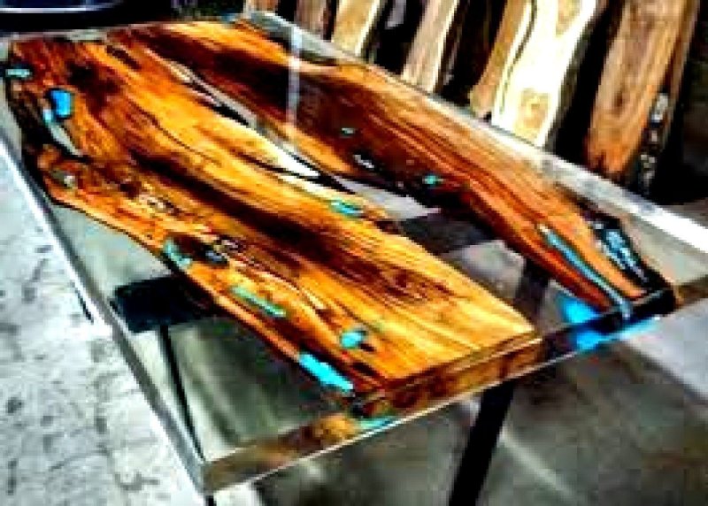 Epoxy resin tables