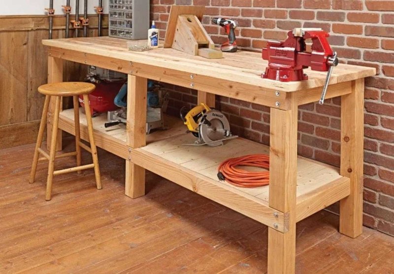 Workbench carpentry workshop