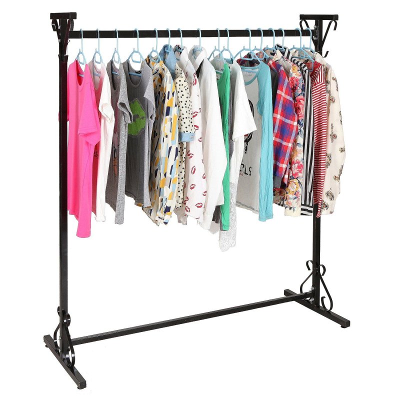 Floor hangers for clothes