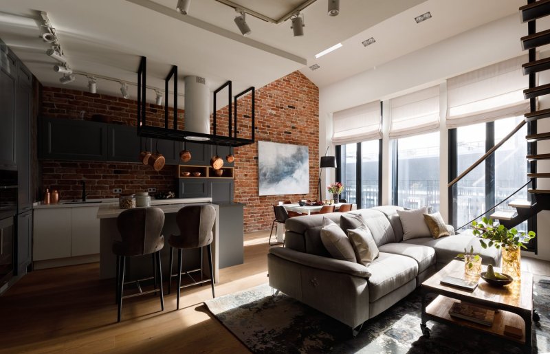 Kitchen living room loft