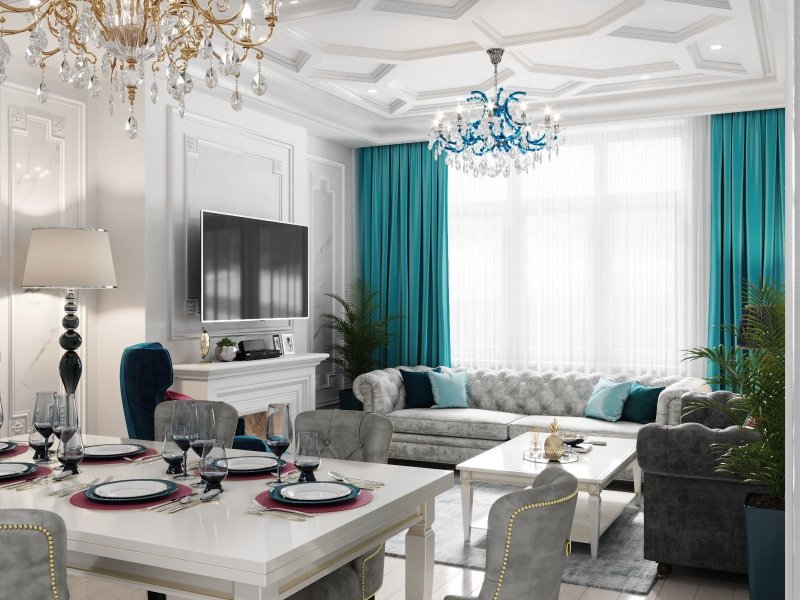 Tiffany s neoclassic living room