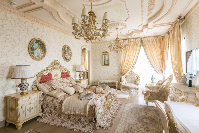 Rococo Baroque bedroom