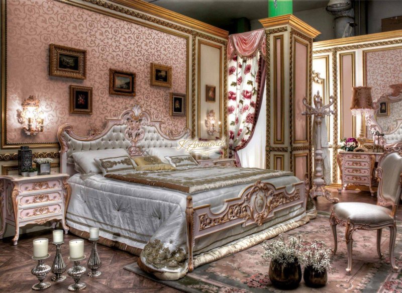 Baroque style bedroom