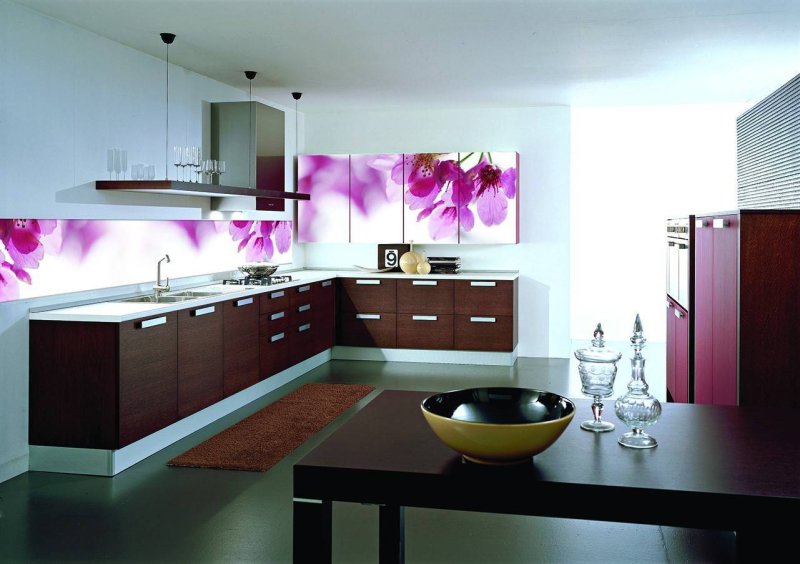 Burgundy kitchens