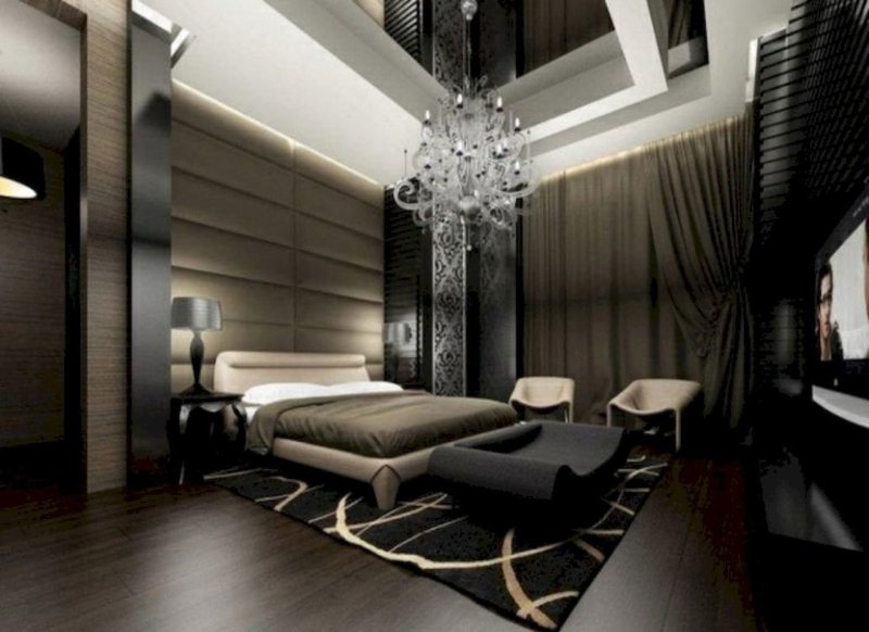 Stylish bedroom interior