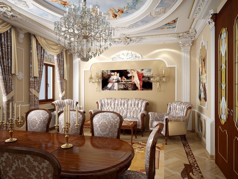 Empire style in the interior