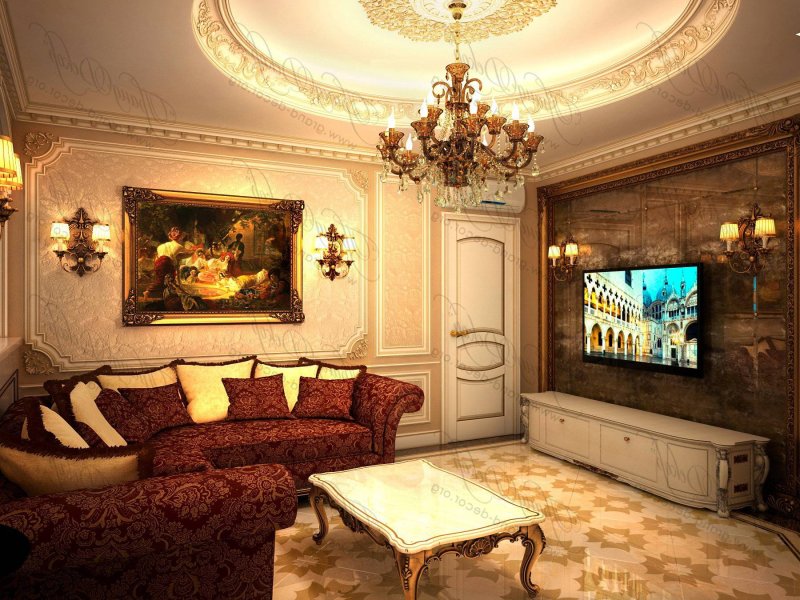 The living room Versace Baroque