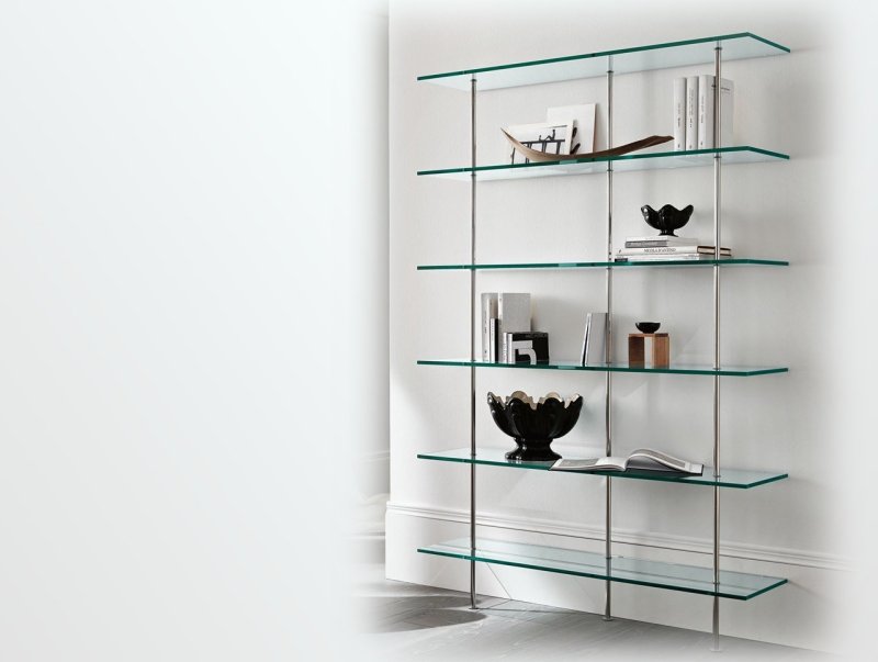 Glass shelves