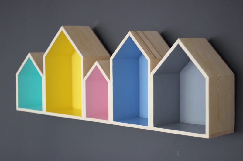 Shelves houses