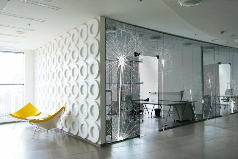 Glass partitions