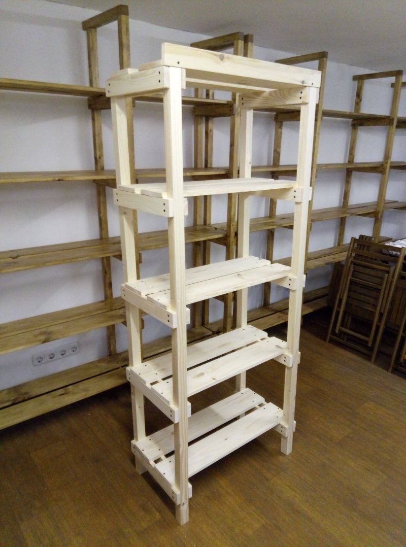 Wooden rack