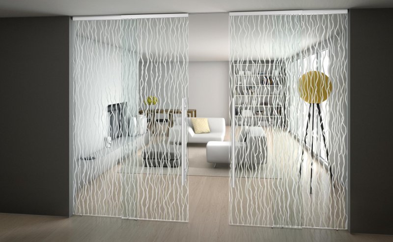 Glass partitions