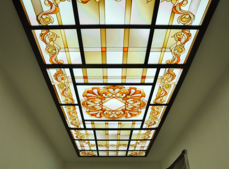 Tiffany stained glass ceilings