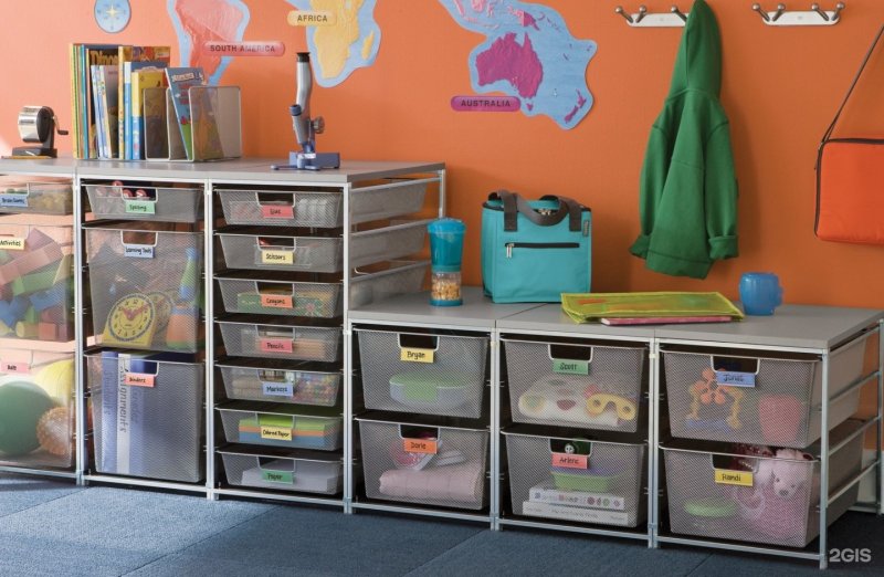 Organization of space in children's