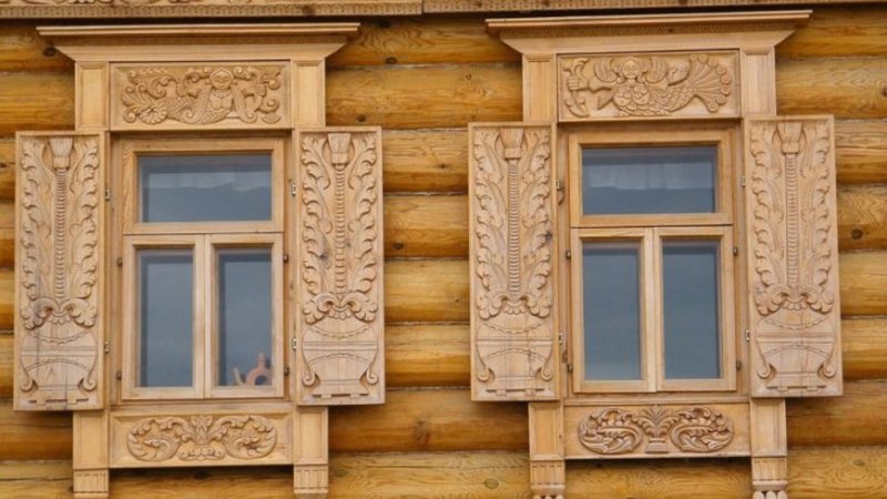 Carved windows