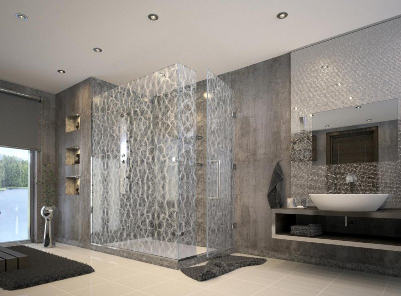 Modern shower room