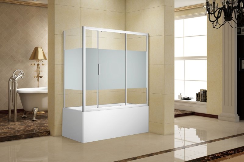 Shower glass curtain CEZARES 110312