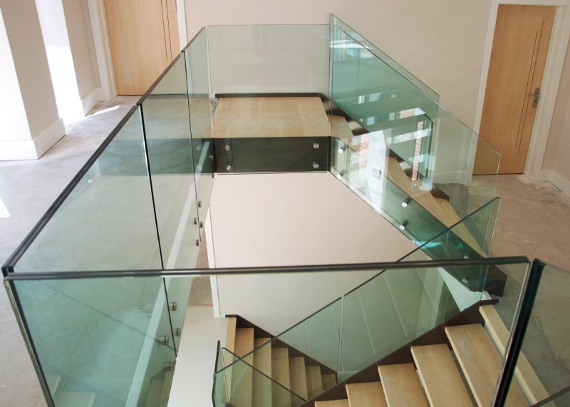 Glass Fencing of the stairs