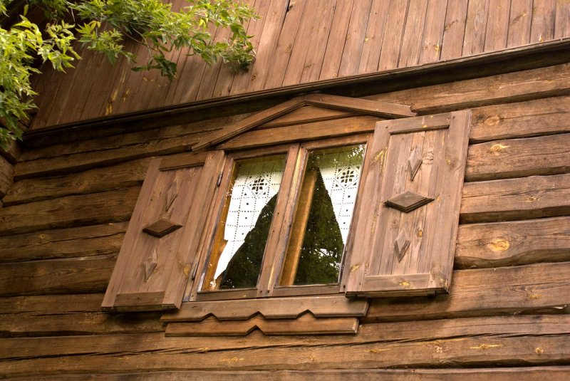 Old wooden windows